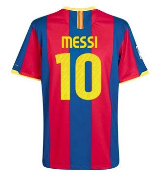 2010-11 Barcelona Nike Home Shirt (Messi 10)