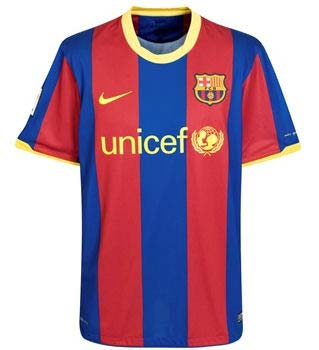 New Nike Barcelona Home Football Shirt 2010-11