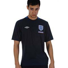 2010-11 England Media T-Shirt (Navy)