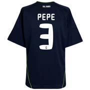2010-11 Real Madrid Away Shirt (Pepe 3)