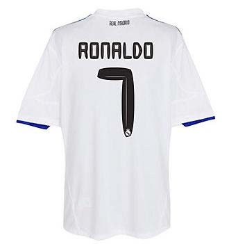 2010-11 Real Madrid Home Shirt ronaldo real madrid jersey. 2010-11 Real Madrid Home Shirt
