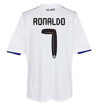 ronaldo real madrid jersey. 2010-11 Real Madrid Home Shirt