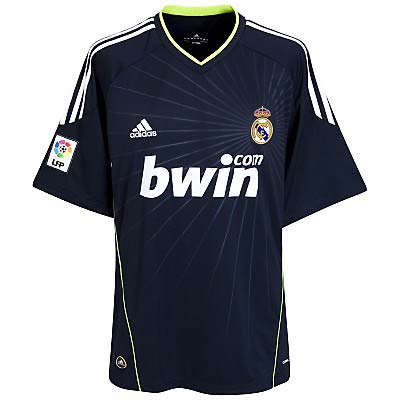 Buy the 2010-11 Real Madrid Adidas Away Football Shirt (Kids)