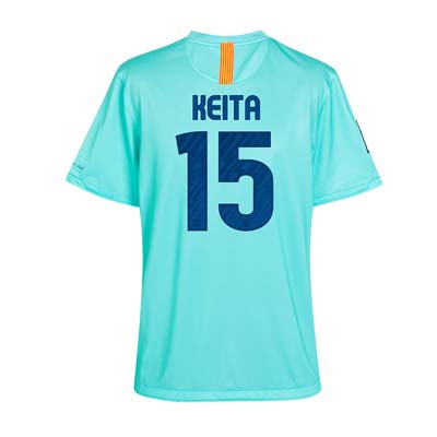 2010-11 Barcelona Nike Away Shirt (Keita 15)