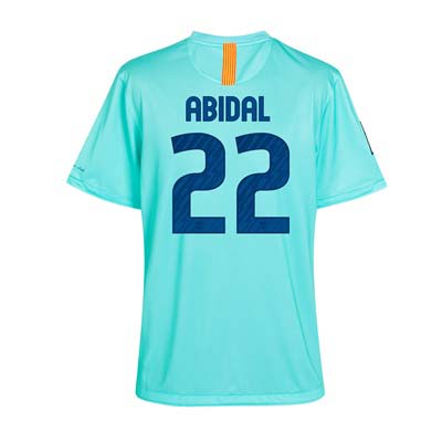 2010-11 Barcelona Nike Away Shirt (Abidal 22)