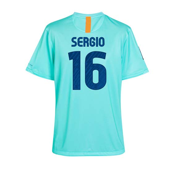 2010-11 Barcelona Nike Away Shirt (Sergio 16)