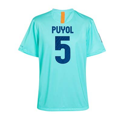 2010-11 Barcelona Nike Away Shirt (Puyol 5)