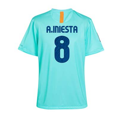 2010-11 Barcelona Nike Away Shirt (A.Iniesta 8)