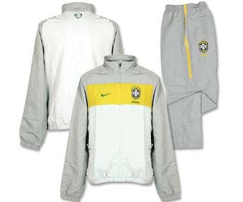 2010-11 Brazil Nike Woven Tracksuit (Grey)