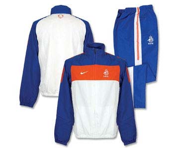 2010-11 Holland Nike Woven Tracksuit (White) - Kids