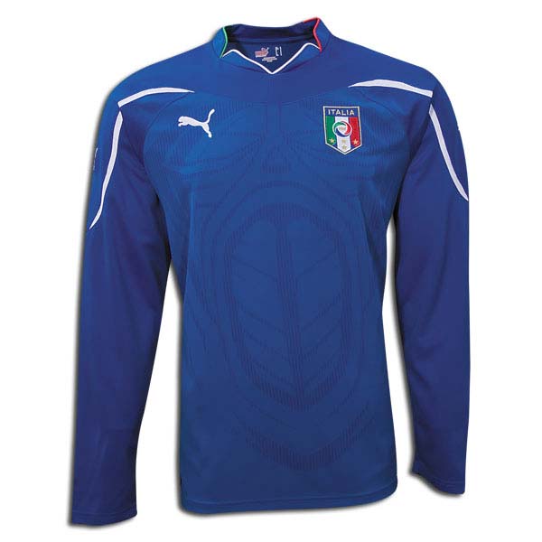 2010-11 Italy Long Sleeve World Cup Home Shirt