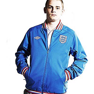 2010-11 England WC Training Shower Jacket (Blue)