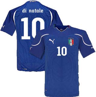 2010-11 Italy World Cup Home (Di Natale 10)