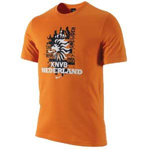 2010-11 Holland Nike Wesley Sneijder Tee (Orange)