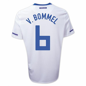 Nike 2010-11 Holland World Cup Away (V.Bommel 6)