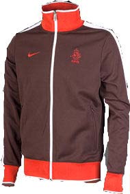 2010-11 Holland Nike N98 Track Jacket (Dark Cinder)