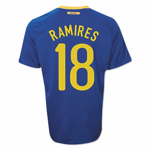 Nike 2010-11 Brazil World Cup Away (Ramires 18)