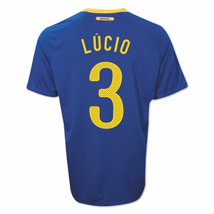 Nike 2010-11 Brazil World Cup Away (Lucio 3)