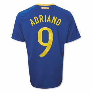 Nike 2010-11 Brazil World Cup Away (Adriano 9)