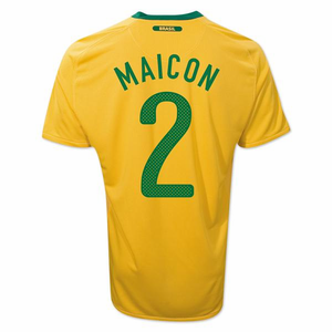 Nike 2010-11 Brazil World Cup Home (Maicon 2)