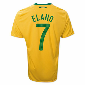 Nike 2010-11 Brazil World Cup Home (Elano 7)