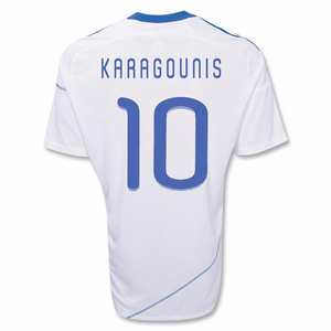 Adidas 2010-11 Greece World Cup Home (Karagounis 10)