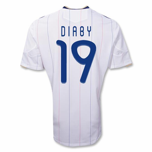 Adidas 2010-11 France World Cup Away (Diaby 19)