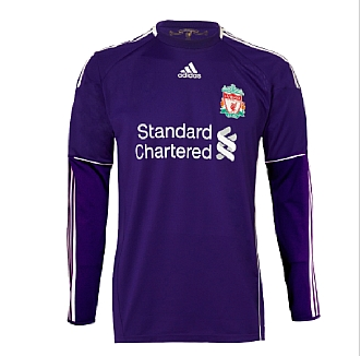 Adidas 2010-11 Liverpool Goalkeeper Away Shirt (Kids)