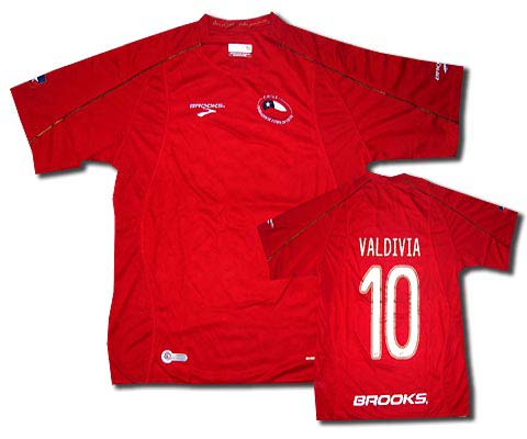 2010-11 Chile World Cup Home Shirt (Valdivia 10)