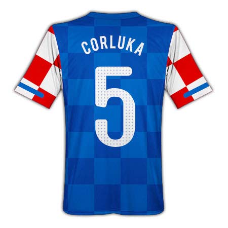 2010-11 Croatia Nike Away Shirt (Corluka 5)