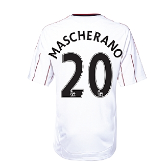 Adidas 2010-11 Liverpool Away Shirt (Mascherano 20)
