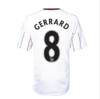 Adidas 2010-11 Liverpool Away Shirt (Gerrard 8)