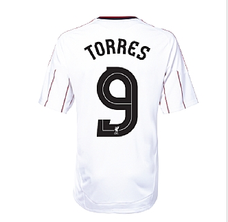 Adidas 2010-11 Liverpool Away Shirt (Torres 9) European