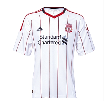 Adidas 2010-11 Liverpool Adidas Away Football Shirt