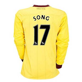 2010-11 Arsenal Nike Long Sleeve Away Shirt (Song 17)