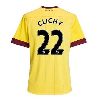 2010-11 Arsenal Nike Away Shirt (Clichy 22)