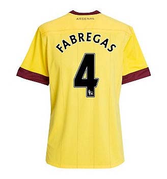 2010-11 Arsenal Nike Away Shirt (Fabregas 4)