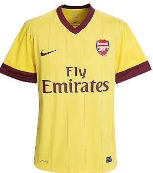 2010-11 Arsenal Away Shirt (+ Your Name)