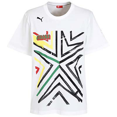 10-11 Ghana Puma Graphic Tee (White)