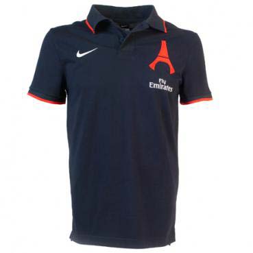 Buy the 2010-11 PSG Nike Travel Polo Shirt (Navy)