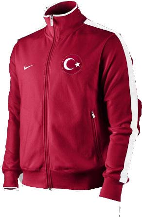 2010-11 Turkey Nike N98 Track Jacket (Red)