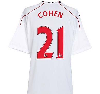 2010-11 Bolton Wanderers Home Shirt (cohen 21)
