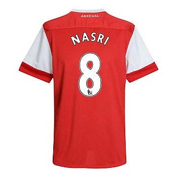 2010-11 Arsenal Nike Short Sleeve Home Shirt (Nasri 8)