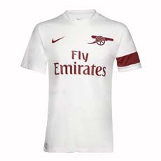 2010-11 Arsenal Nike Pre-Match Training Jersey (White)