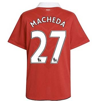 2010-11 Man Utd Nike Home Shirt (Macheda 27)