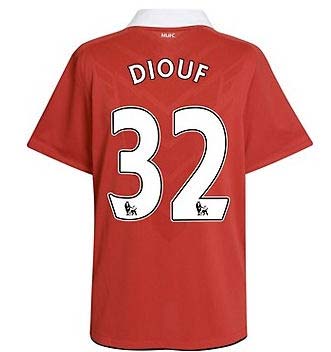 2010-11 Man Utd Nike Home Shirt (Diouf 32)