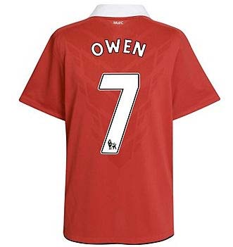 2010-11 Man Utd Nike Home Shirt (Owen 7)
