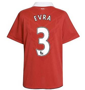 2010-11 Man Utd Nike Home Shirt (Evra 3)