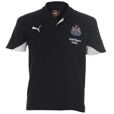 2010-11 Newcastle Puma Polo Shirt (Black)