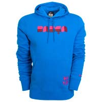 2010-11 Barcelona Nike Core Hooded Top (Blue)